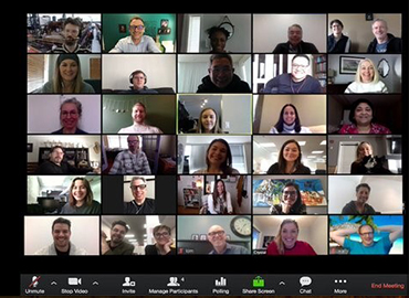 online family gathering