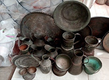 copper dishes scrap