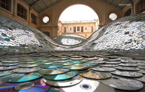 creating structure with CD waste in paris