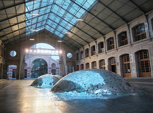 creating structure with CD waste in paris