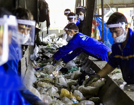 waste of theran after corona virus